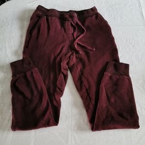 Roots Canada Burgundy Sweatpants Size XS
